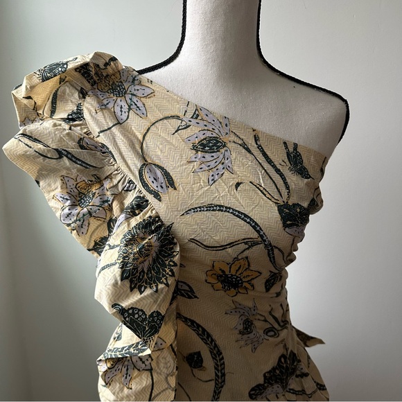 Ulla Johnson Ondine Dress Color Lemonbalm Size 4 excellent condition - Picture 10 of 11